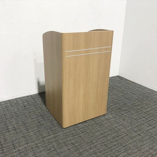 演台 4303 キャスター付 W600 オカムラ ブラウン
