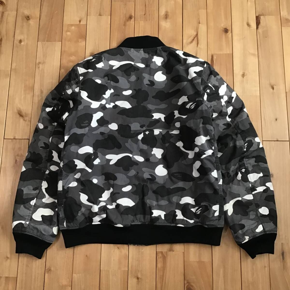 ☆蓄光☆ XL MA-1 Bomber Jacket a bathing ape BAPE city camo エイプ 