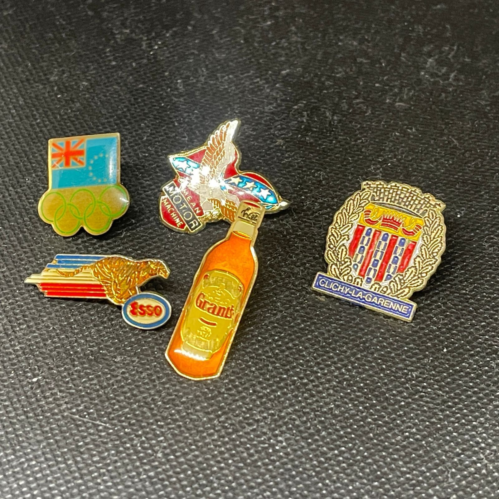 ピンズ 5個 セット 酒 ESSO イギリス ピンバッジ PINS バッジ ヴィンテージ ビンテージ アンティーク 小物 アクセサリー 古着 金 銀 USA ヨーロッパ 他 仕入れ 卸 0720CA