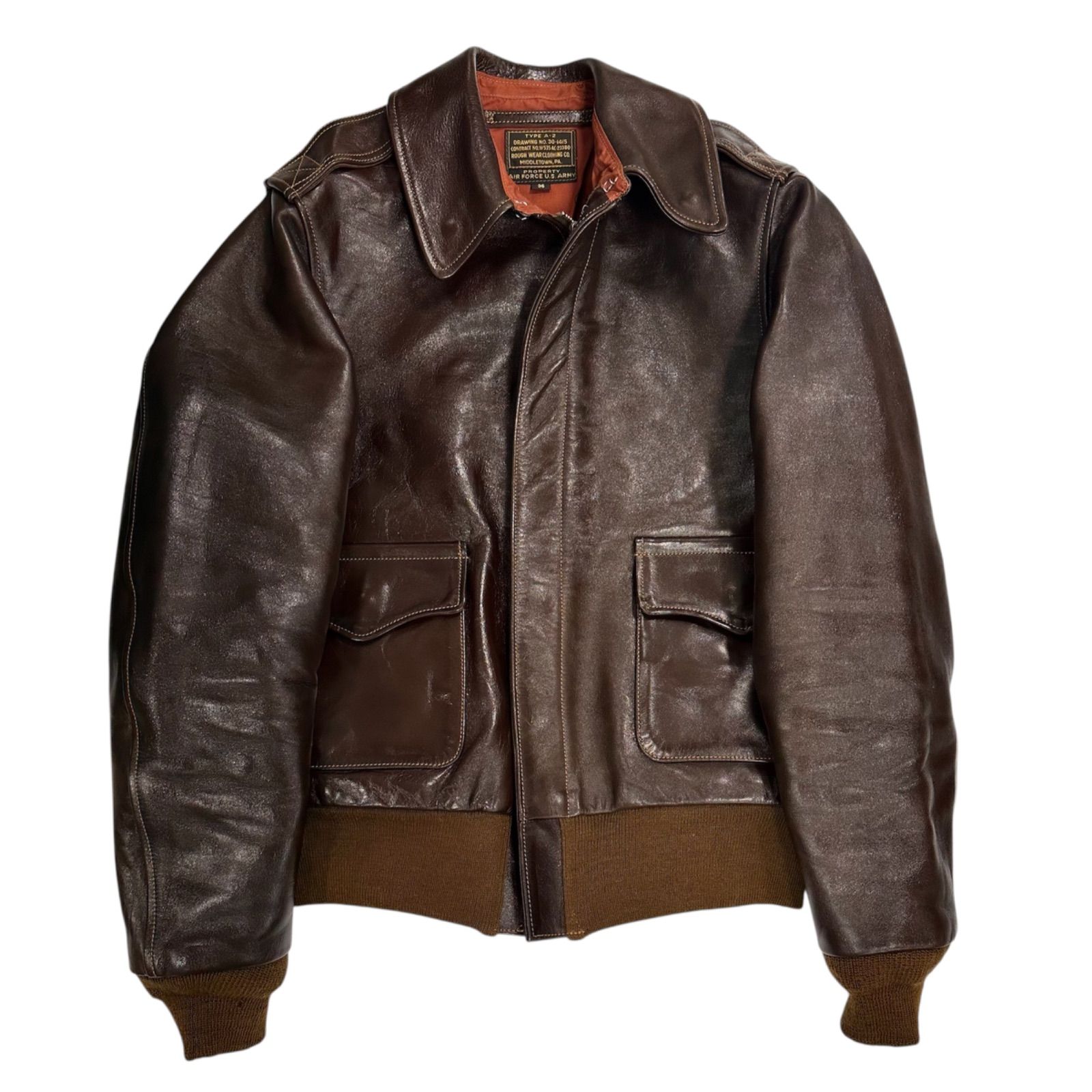バズリクソンズUS Air Forceフライトジャケットブラウン