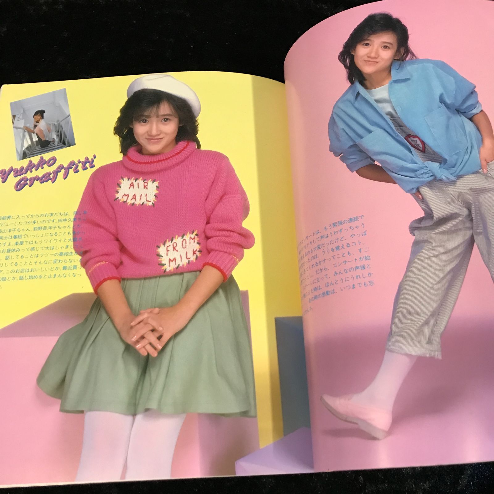 岡田有希子写真集 もっと逢いたい…有希子 DELUXEマガジン - ミツバチ