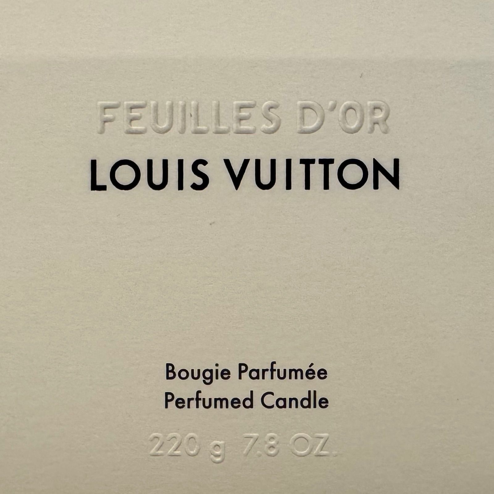 【未使用】ルイヴィトン　フーユ・ドール　ミディアムキャンドル 新品未使用》LOUIS VUITTON ルイ・ヴィトン パフュームド