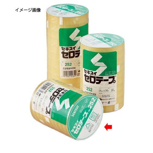 セキスイ セロテープ 35m巻 12mm幅 10巻 61-325-1-1