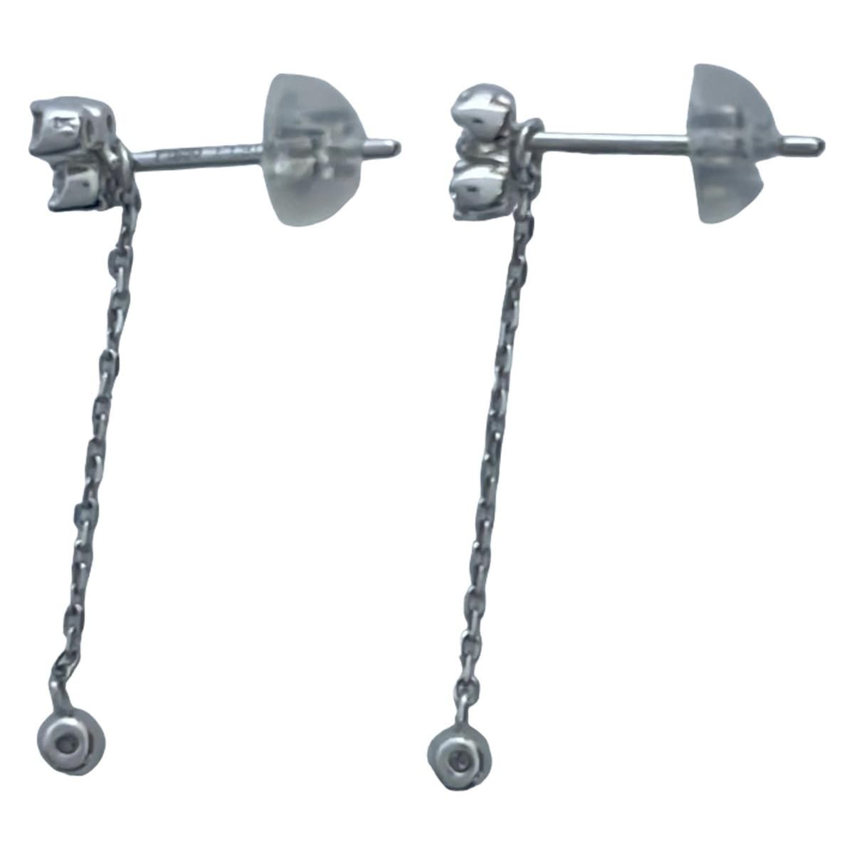 VENDOME ヴァンドーム青山 ピアス - Pt950×Pt900×Pt850×ダイヤモンド 総8Pダイヤ 片側4Pダイヤ