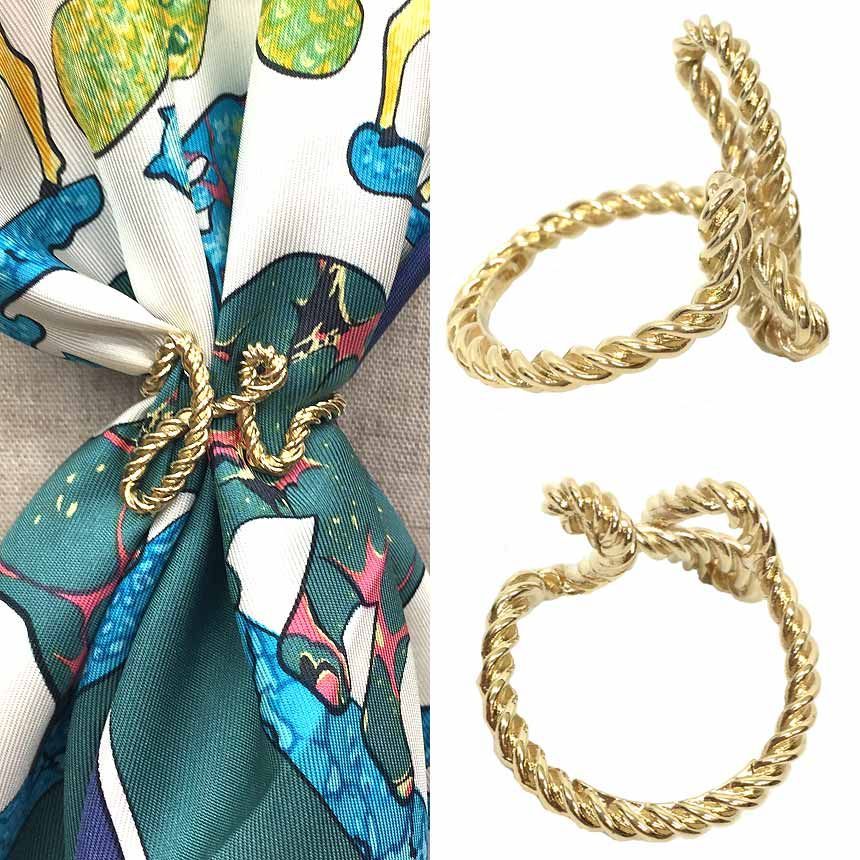エルメス カレ リング ゴールド cord'H 【公式通販】