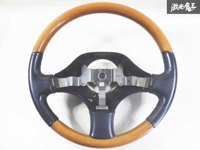ダイハツ純正 L800S L810S オプティ ハンドル ステアリング ウッド