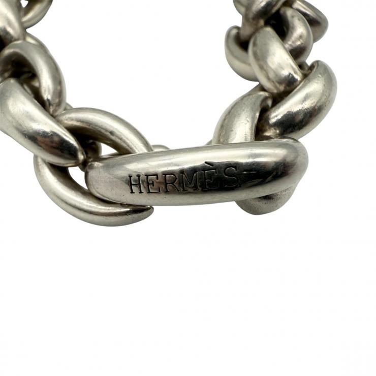 HERMES エルメス MM 20コマ アクロバット ブレスレット シルバー