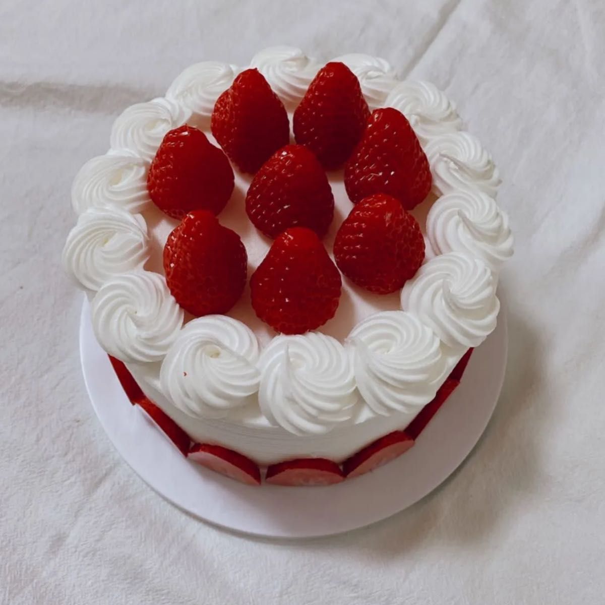いちご ホールケーキ フェイクケーキ 食品サンプル インテリア 小道具