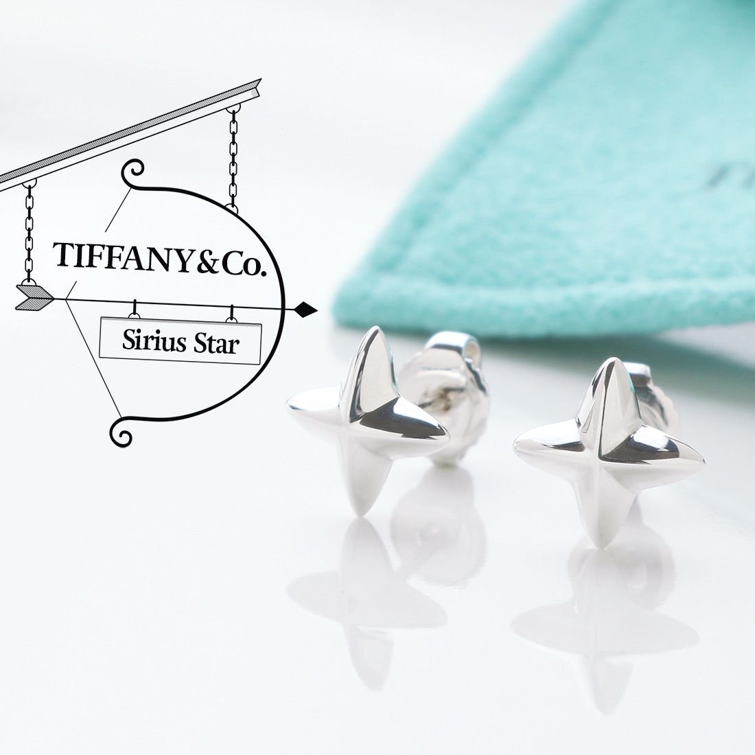 Ref様専用 極美品 ティファニー TIFFANY&Co. シリウス スター ピアス