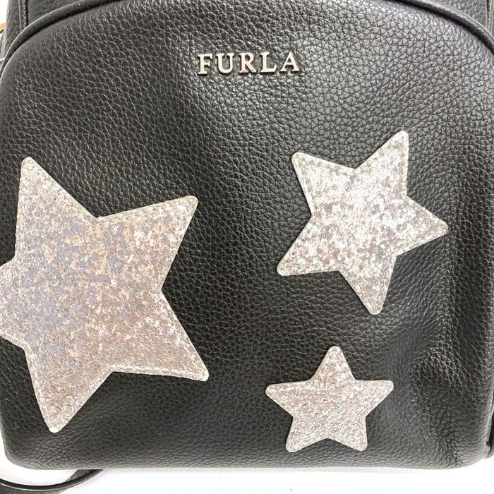 ☆FURLA フルラ frida スパンコールスターレザーリュック