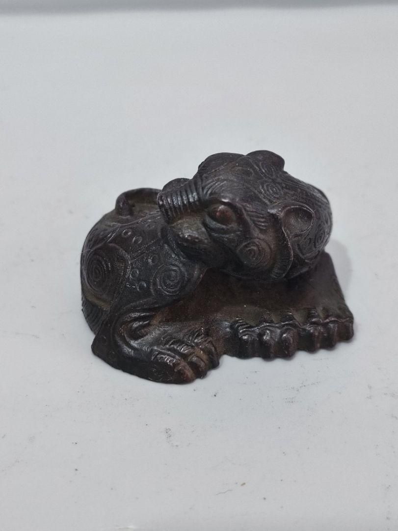 銅細工 瑞獣 書道具 文房具 装飾品 工芸品 美術品置物 - メルカリ