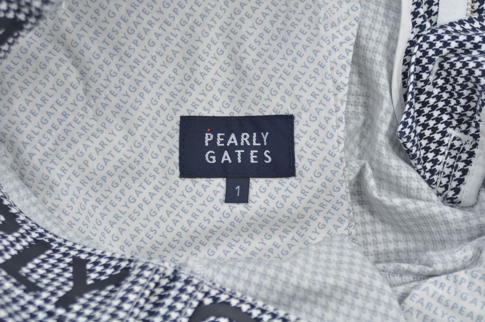 パーリーゲイツ PGG ショートパンツ 紺×白 ゴルフ TEXBRID