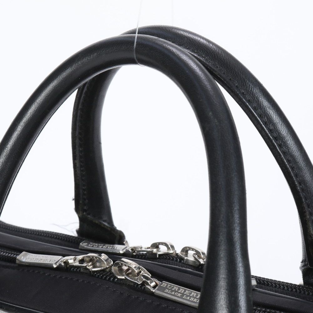 【美品】バーバリー ビジネスバッグ 2way ショルダー レザー チェック 美品 バーバリー ノバ チェック レザー ナイロン 2WAY ビジネス