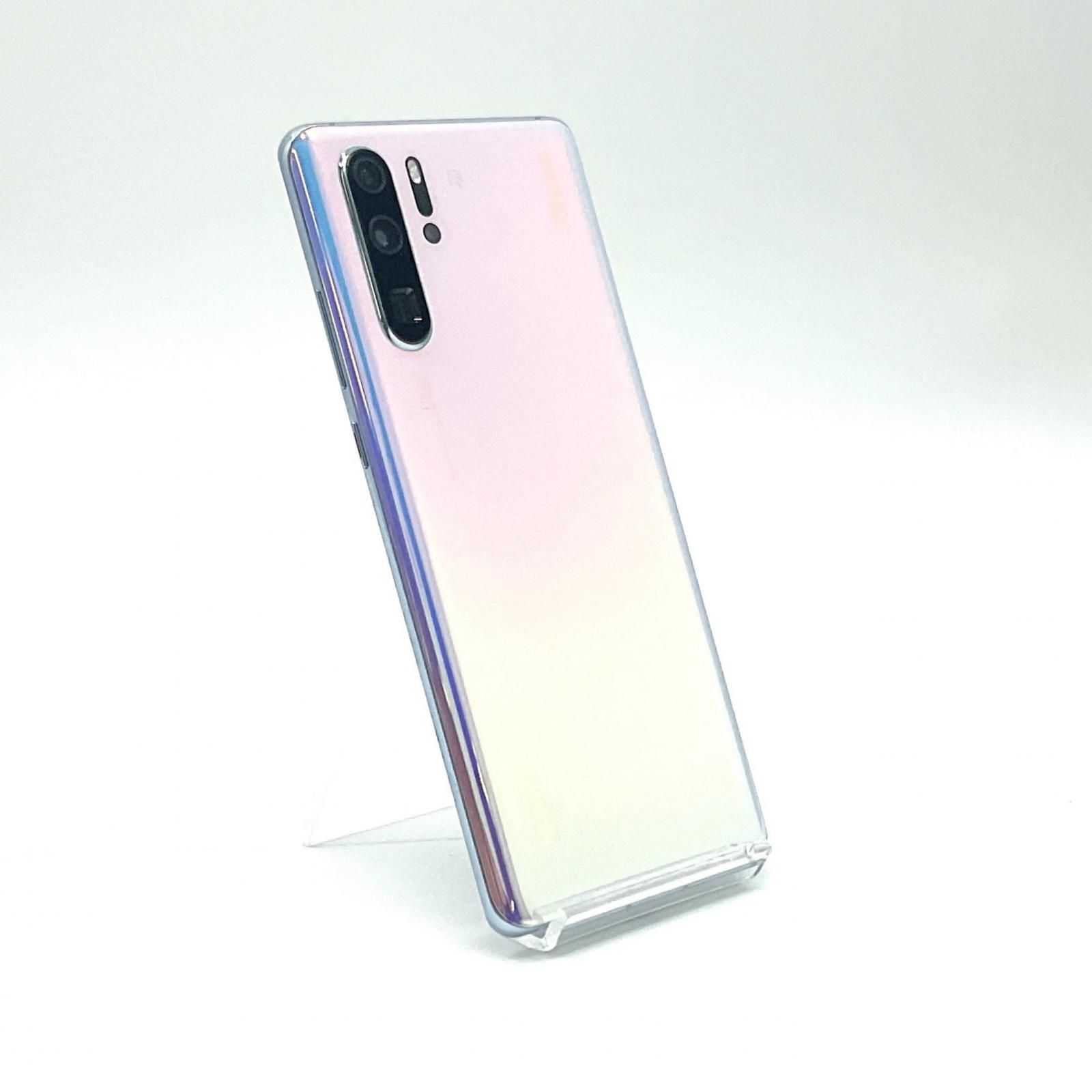 【全額返金保証】【最速発送】Huawei P30 Pro 128GB ブリージングクリスタル docomo HW-02L 白ロム 動作確認済