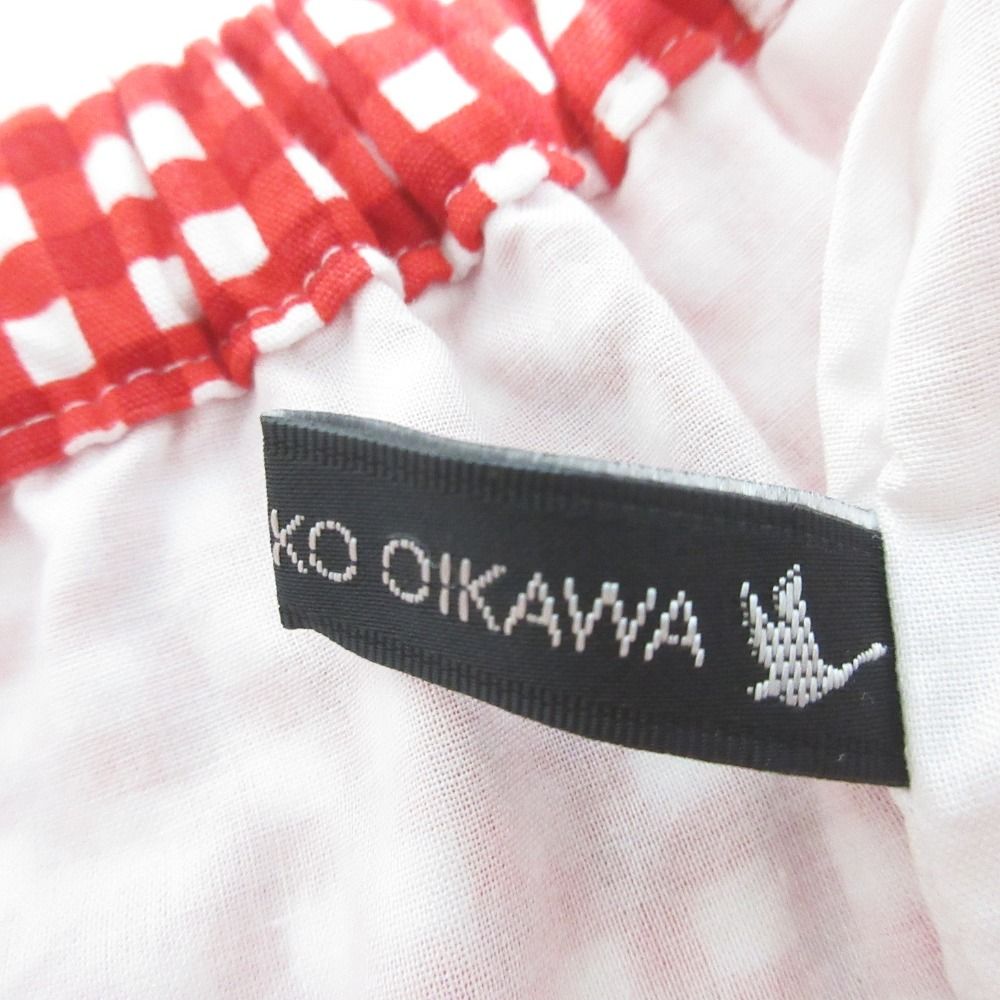 日本製TSURU by Mariko Oikawaチェックオーガンジー スカート 日本製TSURU by Mariko Oikawaチェックオーガンジー スカート
