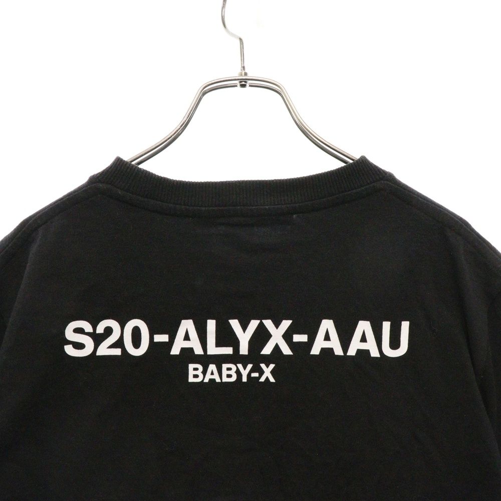 【ALYX】ロゴプリント 半袖Tシャツ ブラック ALYX - 1017 ALYX 9SM アリクス サーマルフットボール ロゴT