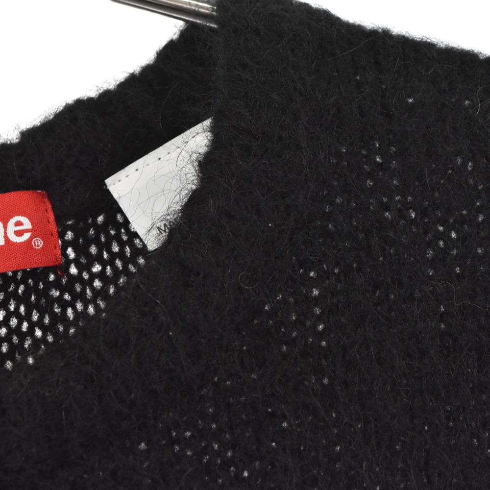 買い付け Supreme モヘアニット Mohair Sweater 22AW ブラック - トップス