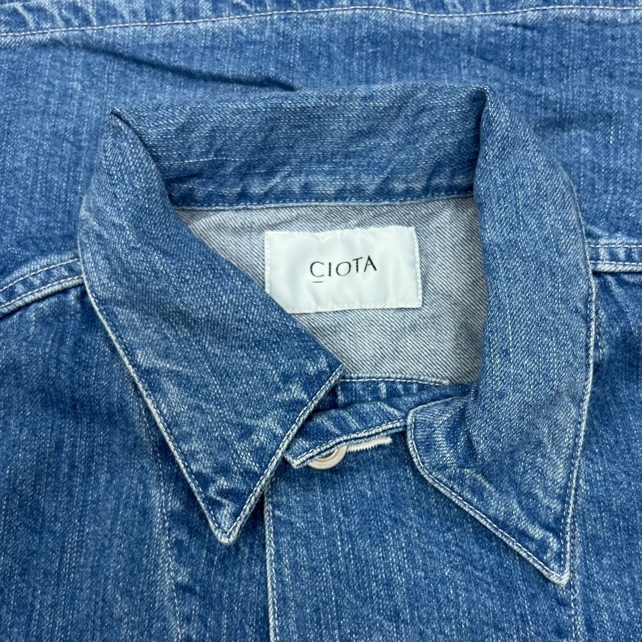 定価49500円 未使用 CIOTA インディゴ スビン コットン 11.5oz デニム 