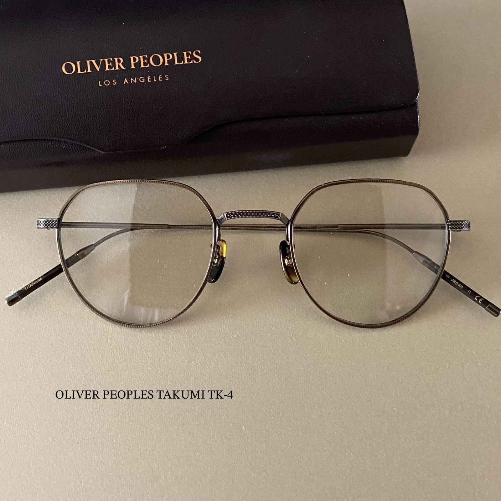 新品未使用 OLIVER PEOPLES TAKUMI TK-4 OLIVER PEOPLES オリバーピープルズ TK-4 サングラス 熊本 中原眼鏡店