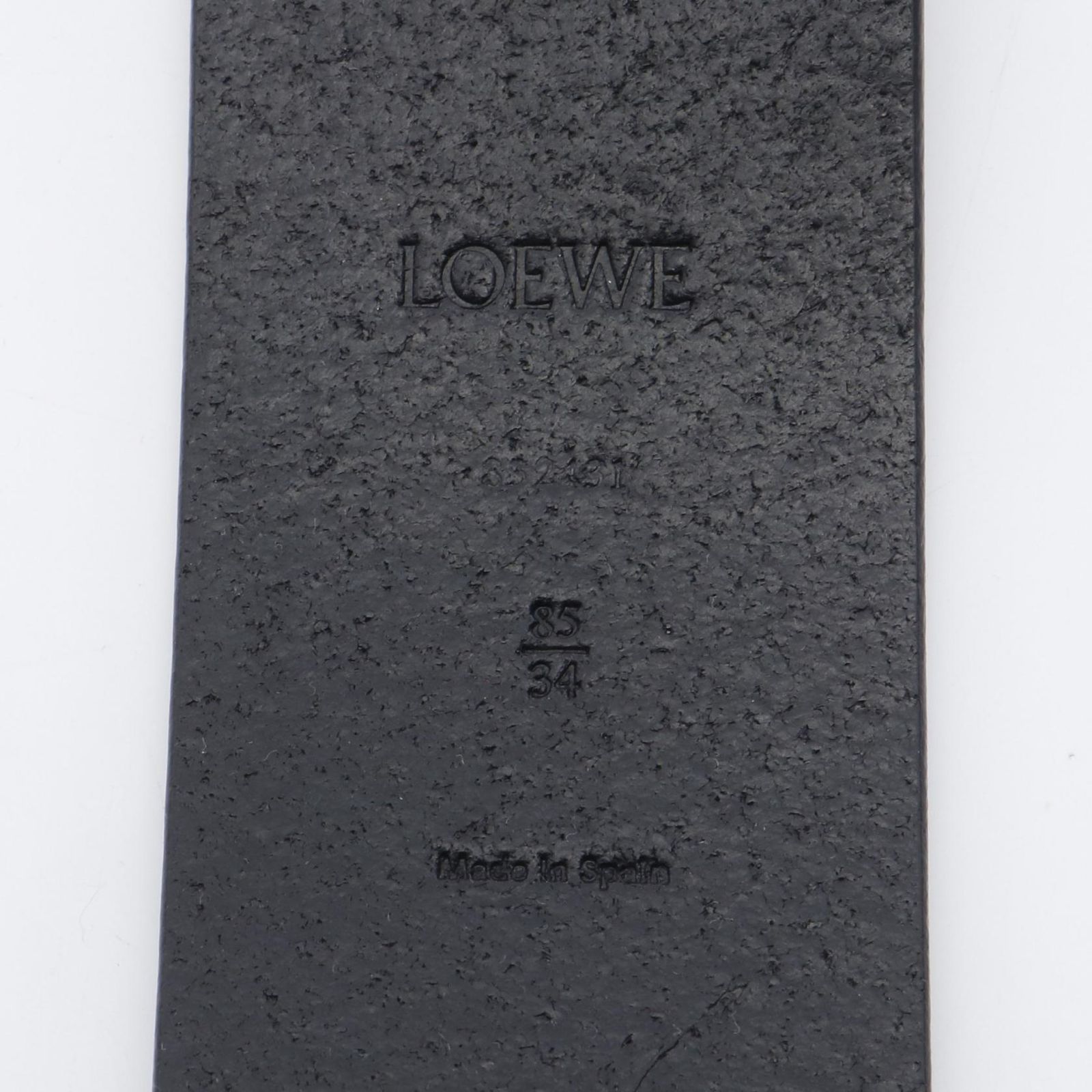 ロエベ LOEWE ベルト ラウンドソフトベルト E619244XAI865485 ブラック