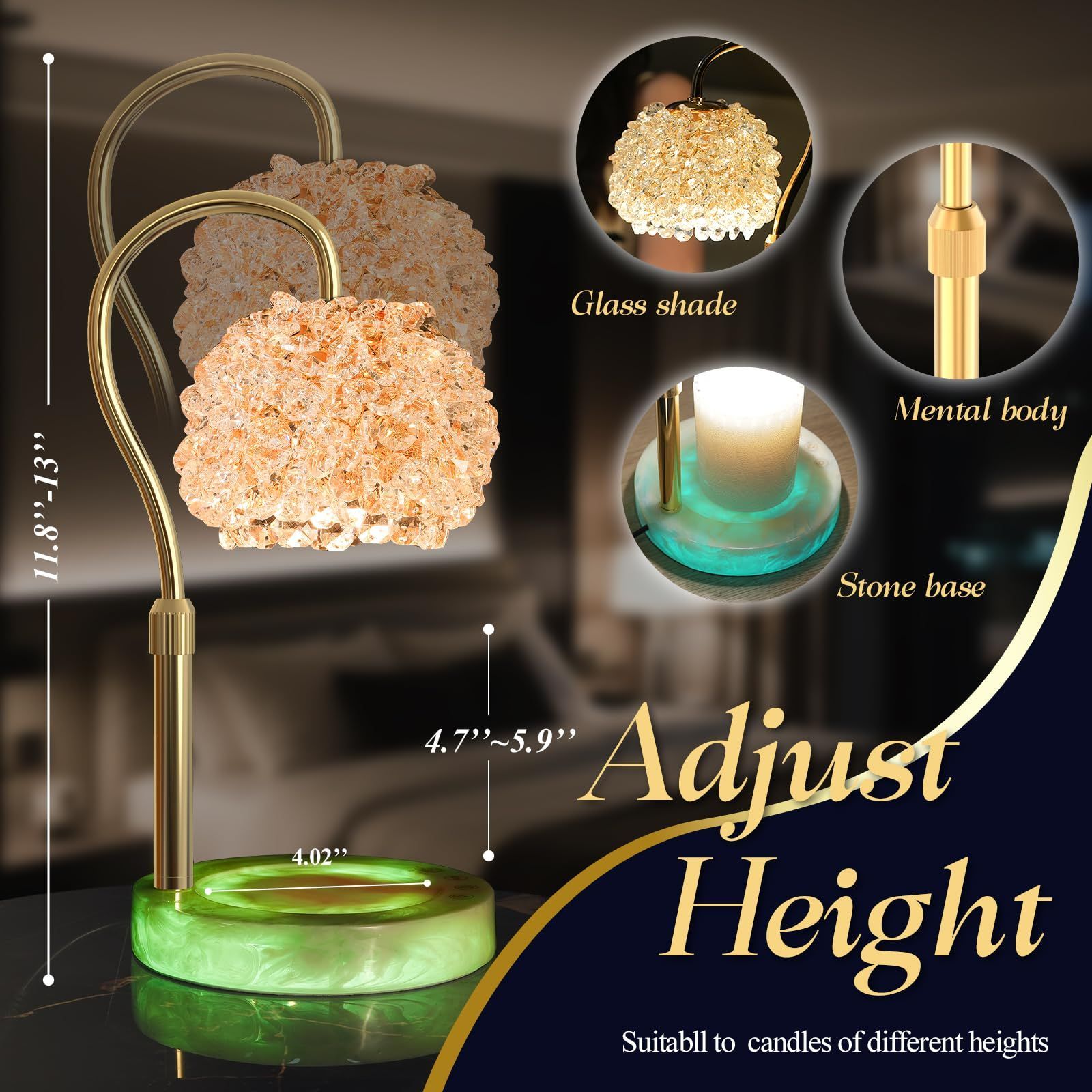 VXUNLIORキャンドルウォーマーランプVX01