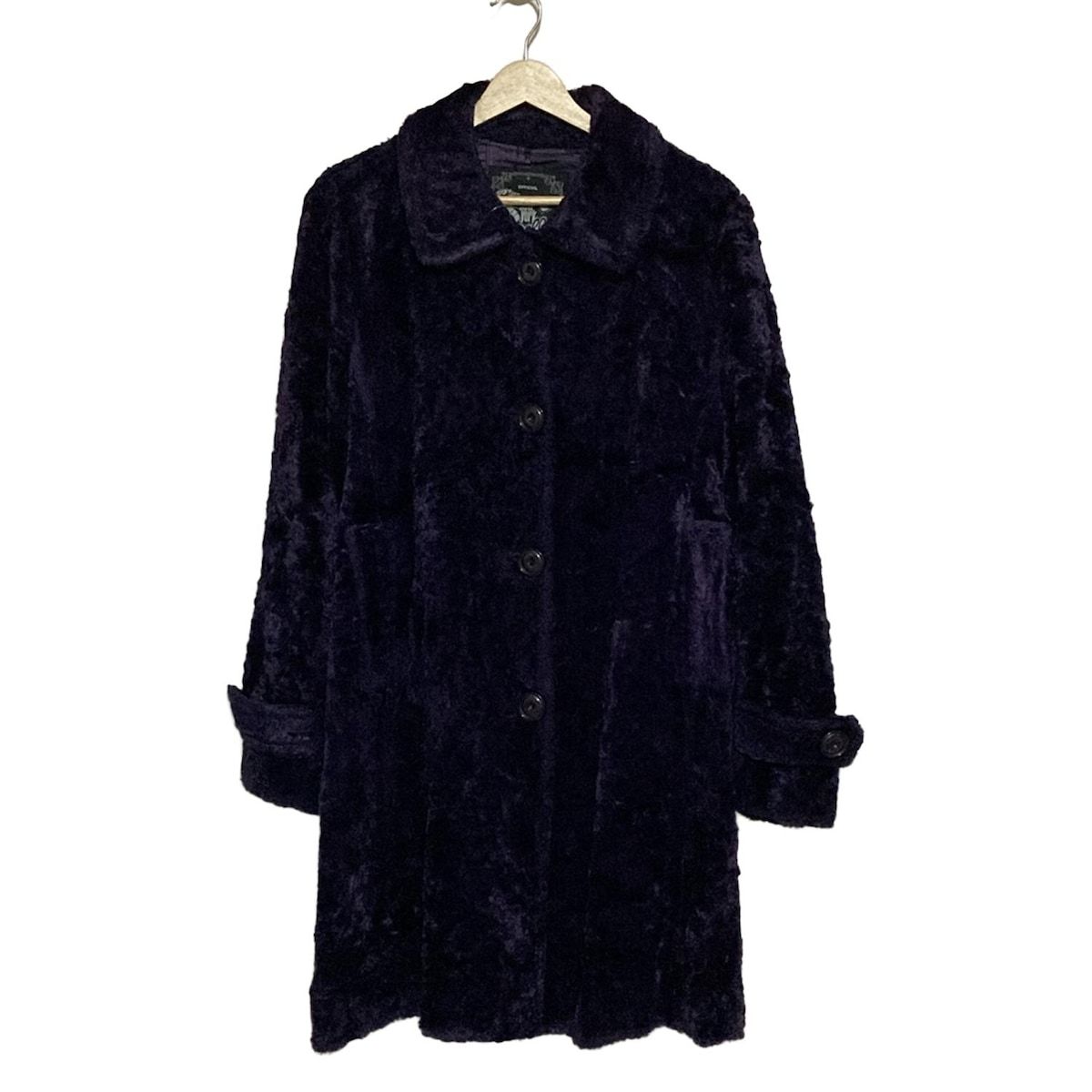 HYSTERIC GLAMOUR ヒステリックグラマー コート サイズF レディース - パープル 長袖|フェイクファー|New York Dolls|秋|冬