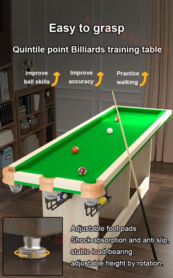 小型ビリヤードテーブル 屋内プールトレーニングテーブル 大人用ミニビリヤード台 リビングルーム リクルーム オフィスガレージ用