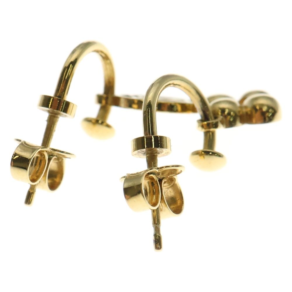 LOUIS VUITTON ルイヴィトン ブックル ドレイユ ブルーミング モノグラム フラワー LVサークル ピアス ゴールド