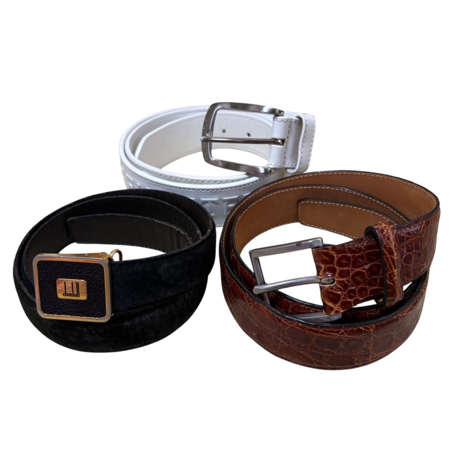 メンズ パーリーゲイツ ゴルフレザーベルトブラック パーリーゲイツ黒