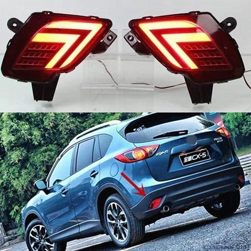 CX5 KE系対応 リアリフレクター バックフォグ ポジションランプ バンパーライト ブレーキ ウインカー