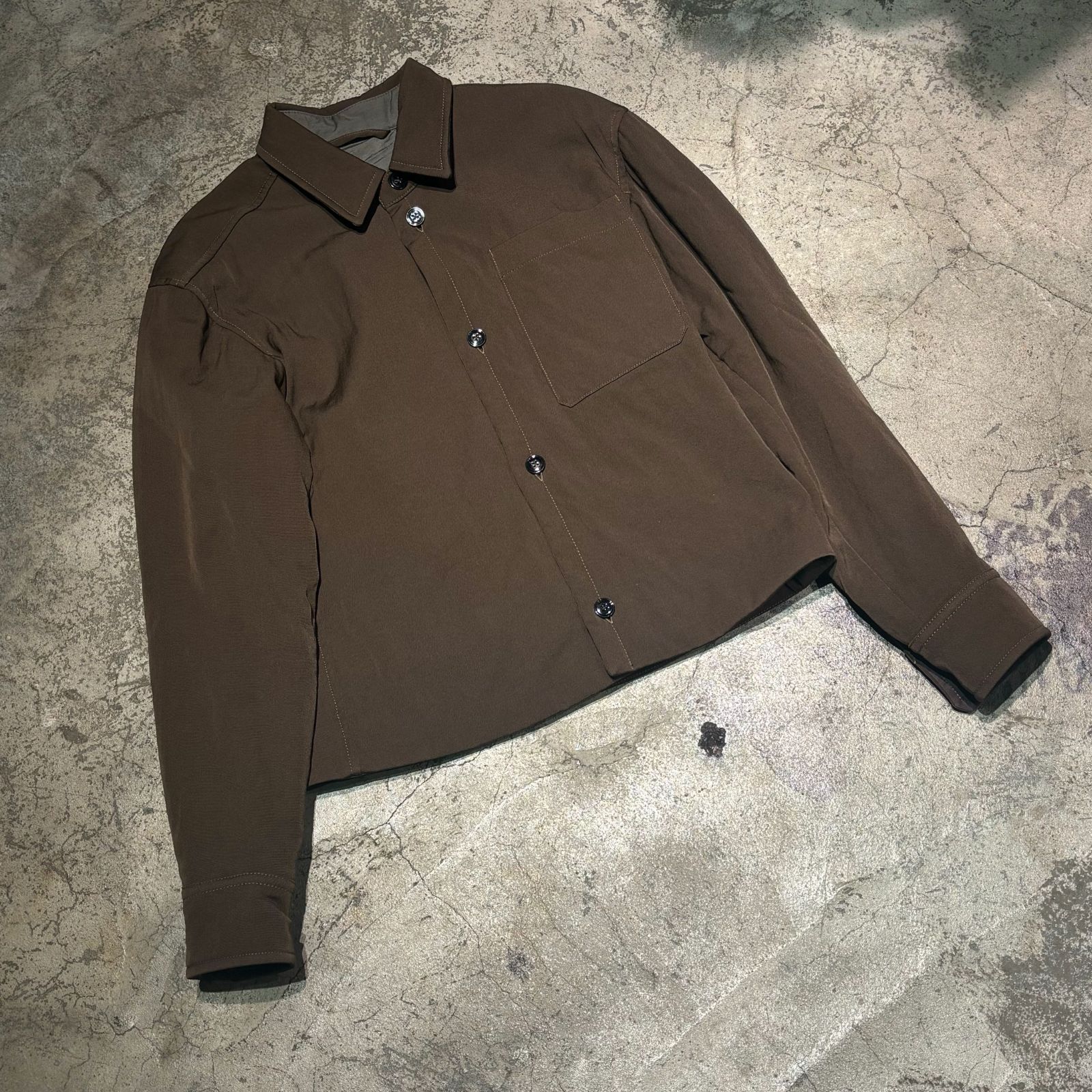 ルメール コントラストステッチシャツ