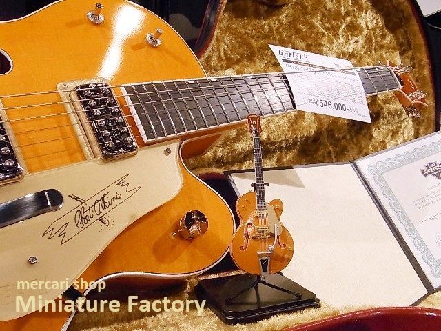中古未開封　GRETSCH 6120 1/8スケールフィギュアセット GRETSCH Guitar Collection 6120 1/8 Miniature Figure From