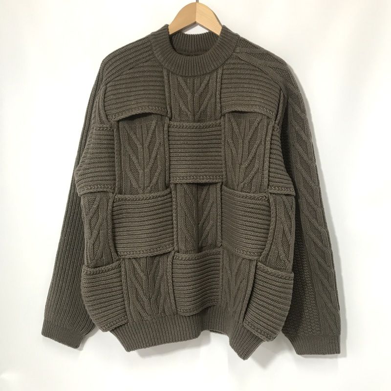 YOKE ニット CABLE CREW NECK KNIT YK21AW0288S クルーネック 日本製 