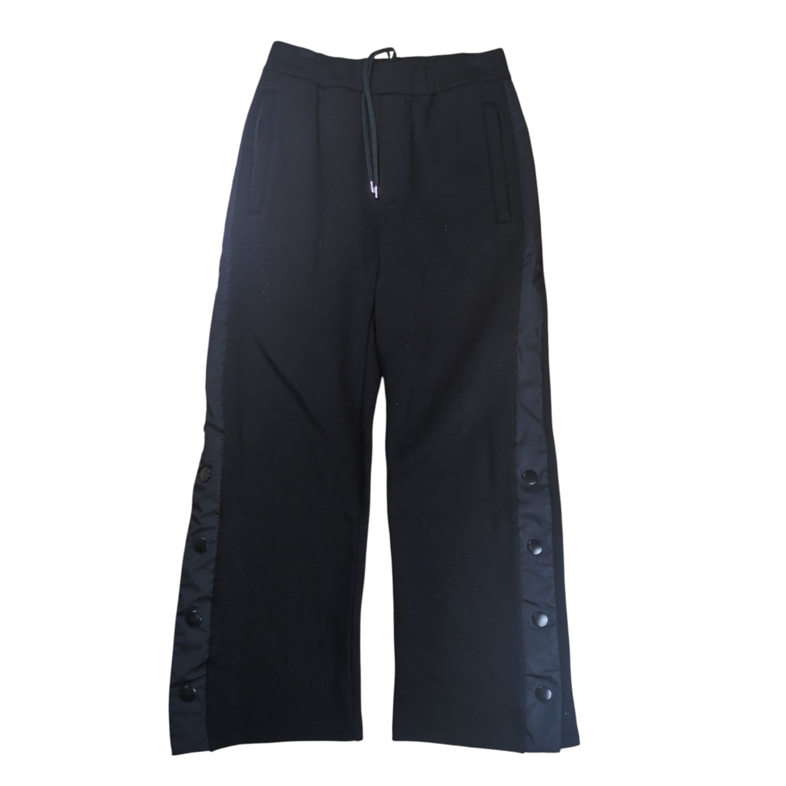 PRADA Triangle Logo Side Snap Straight Easy Pants