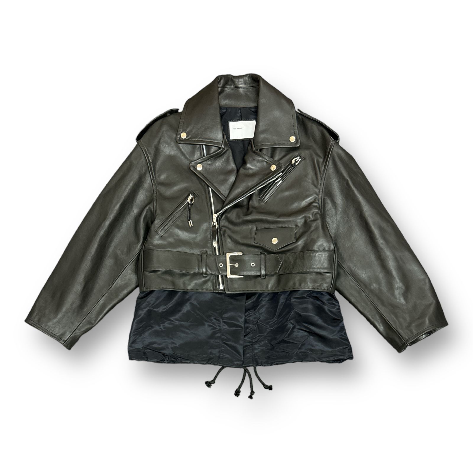 定価143000円 美品 TOGA VIRILIS 23AW LEATHER JACKET レイヤード ダブル レザー ライダースジャケット  TZ32-FC958 トーガヴィリリース アーカイブス S 58486A - メルカリ