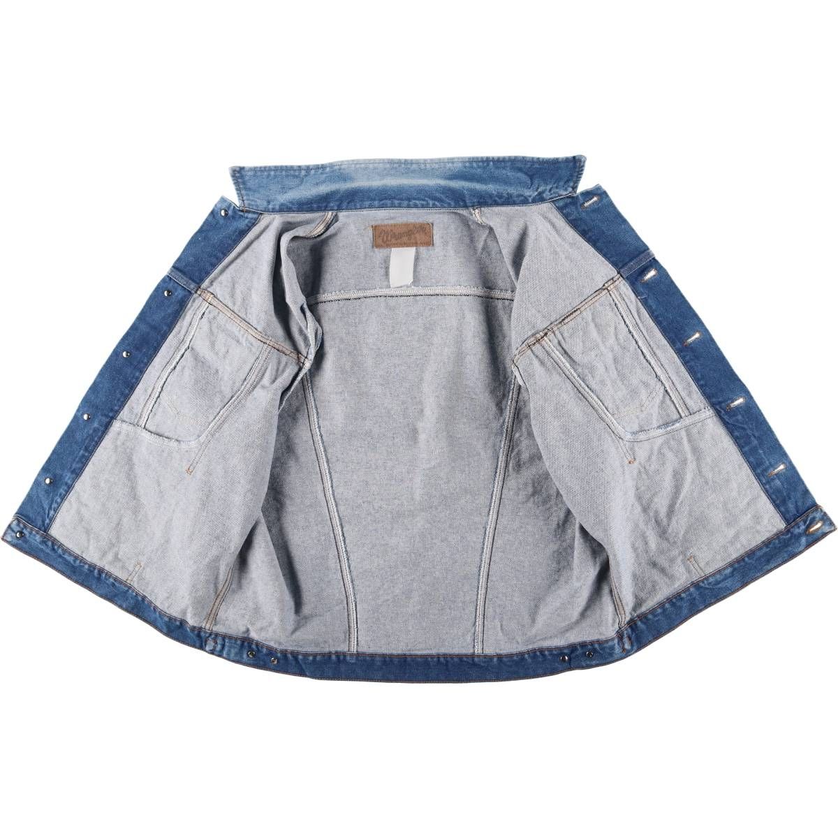 古着 90年代 ラングラー Wrangler デニムベスト メンズXXL相当