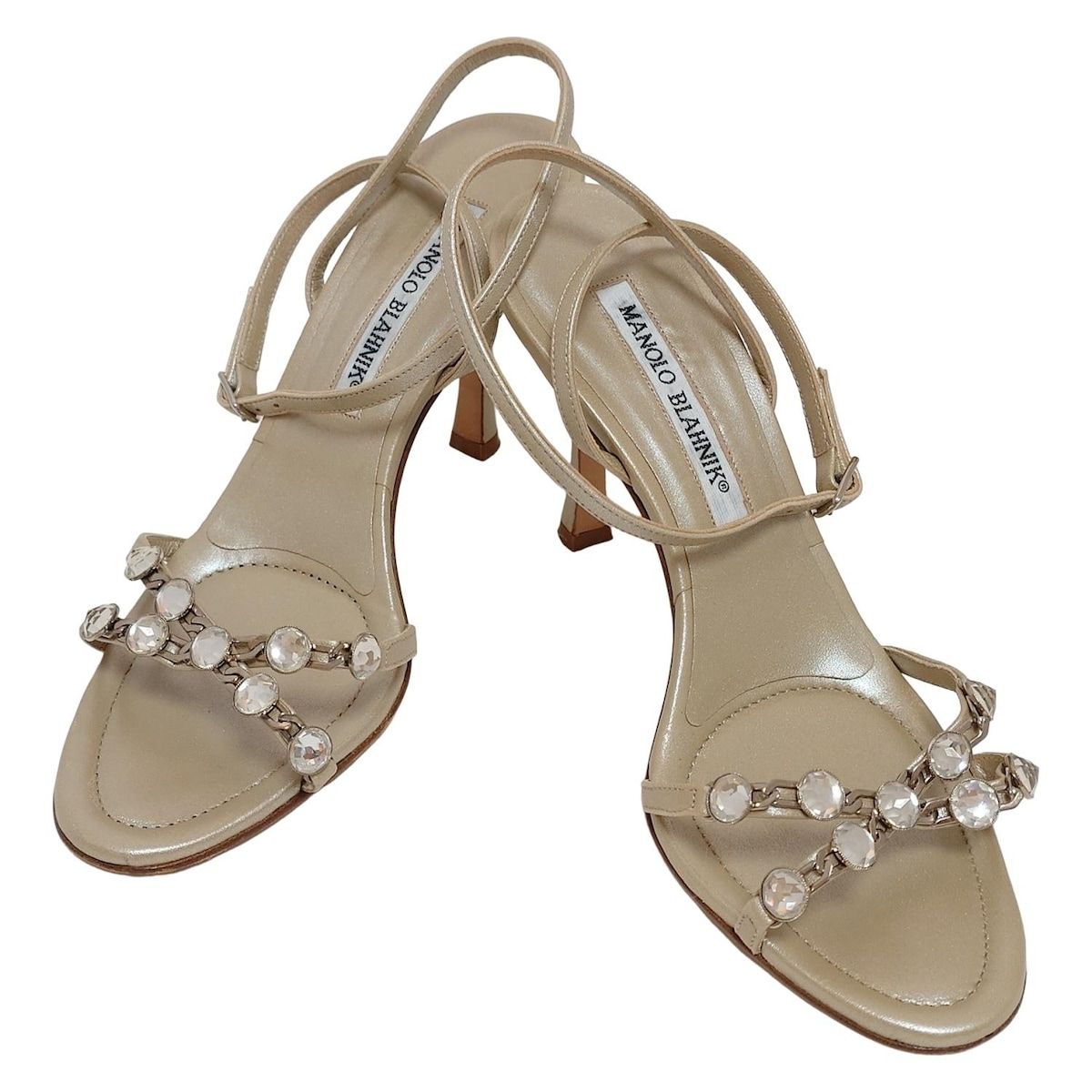 【気質アップ】 MANOLO BLAHNIK(マノロブラニク) サンダル 36 レディース 靴