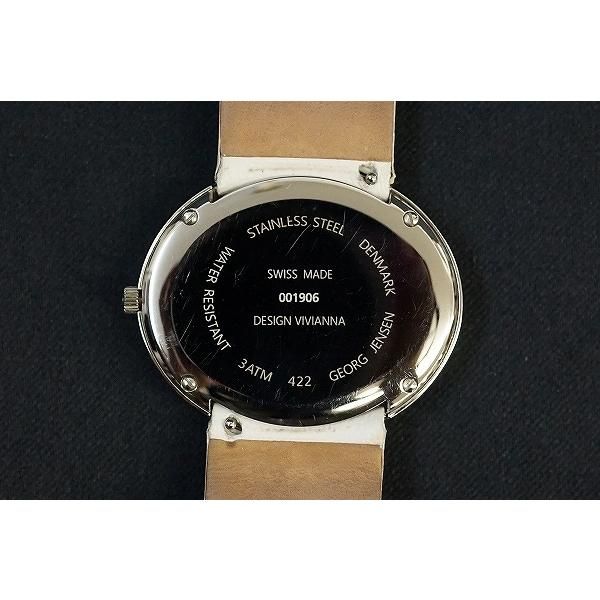 ジョージジャンセン　美品ミラーダイヤル手巻きユニセックス腕時計　稼働品 anw ジョージジェンセン GEORGJENSEN 腕時計 ヴィヴィアンナ