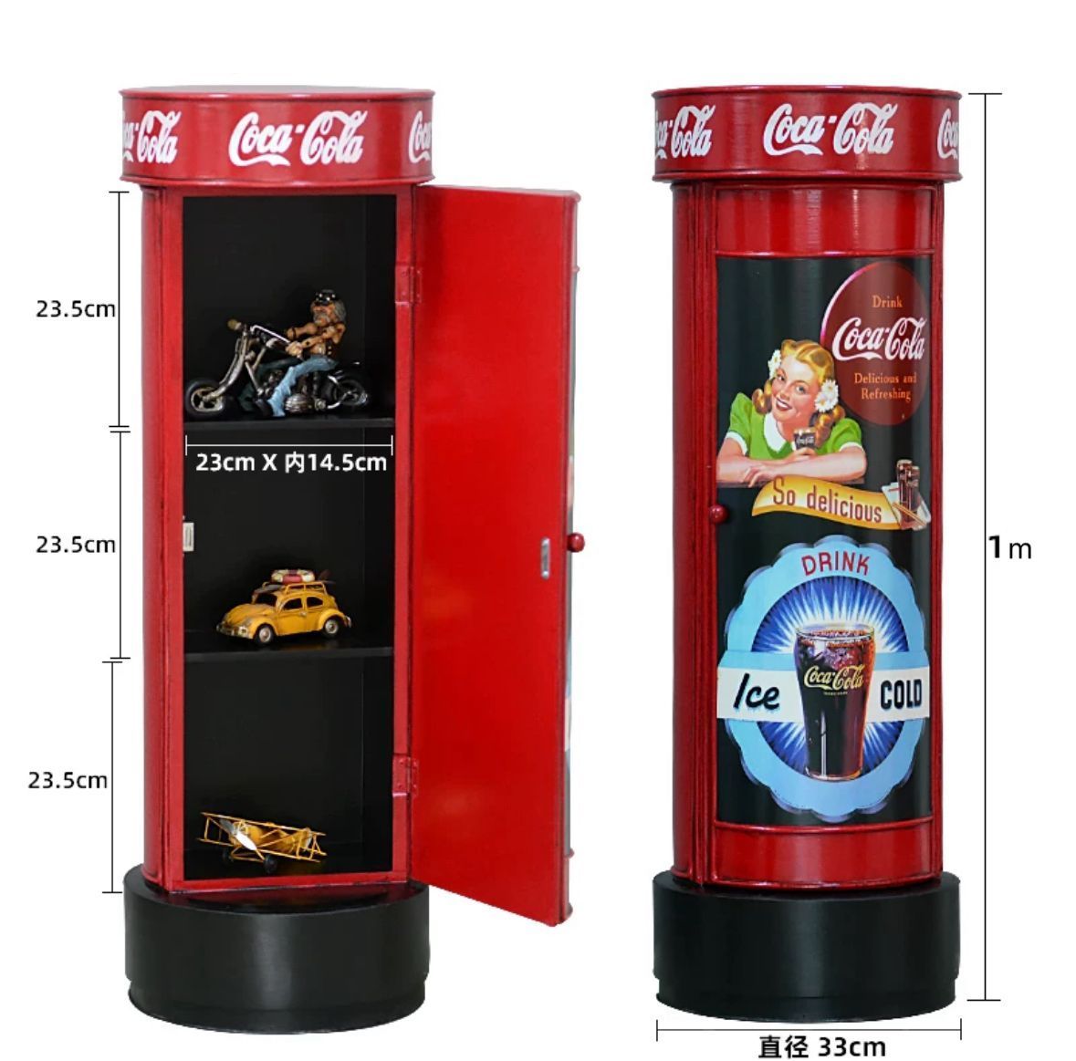 昭和レトロ コカ・コーラ 大型看板 Coca-Cola 年代物 大90㎝x90㎝ コカ・