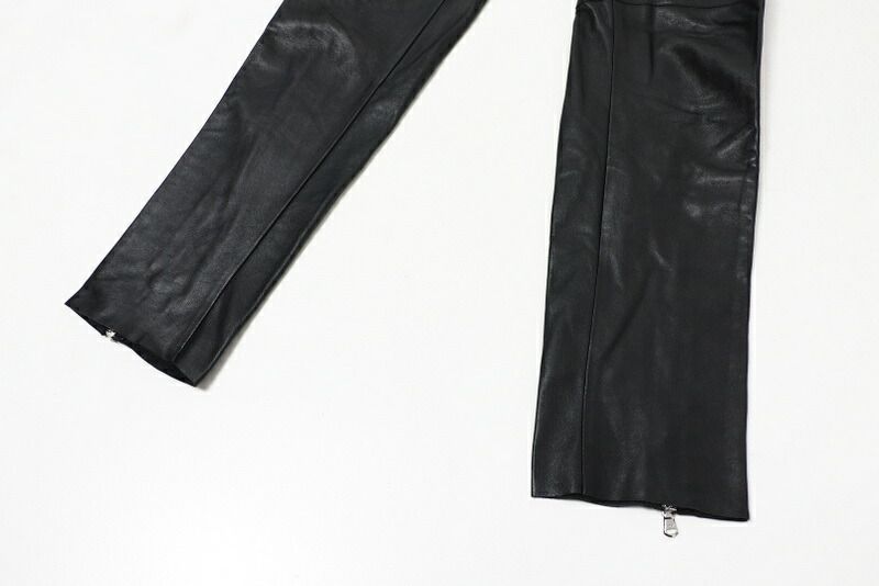 EMPORIO ARMANI エンポリオアルマーニ レザーパンツ スキニー