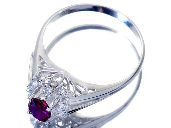 雫形　綺麗で可愛い天然ルビー 0.749 ct ジュエリー極】妖精ピンキッシュレッドカラー！良質天然ルビー