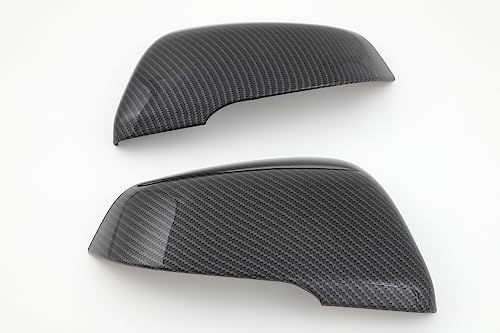 FUKUARE ブラック カーボン調 BMW ドアミラー サイドミラーカバー ガ