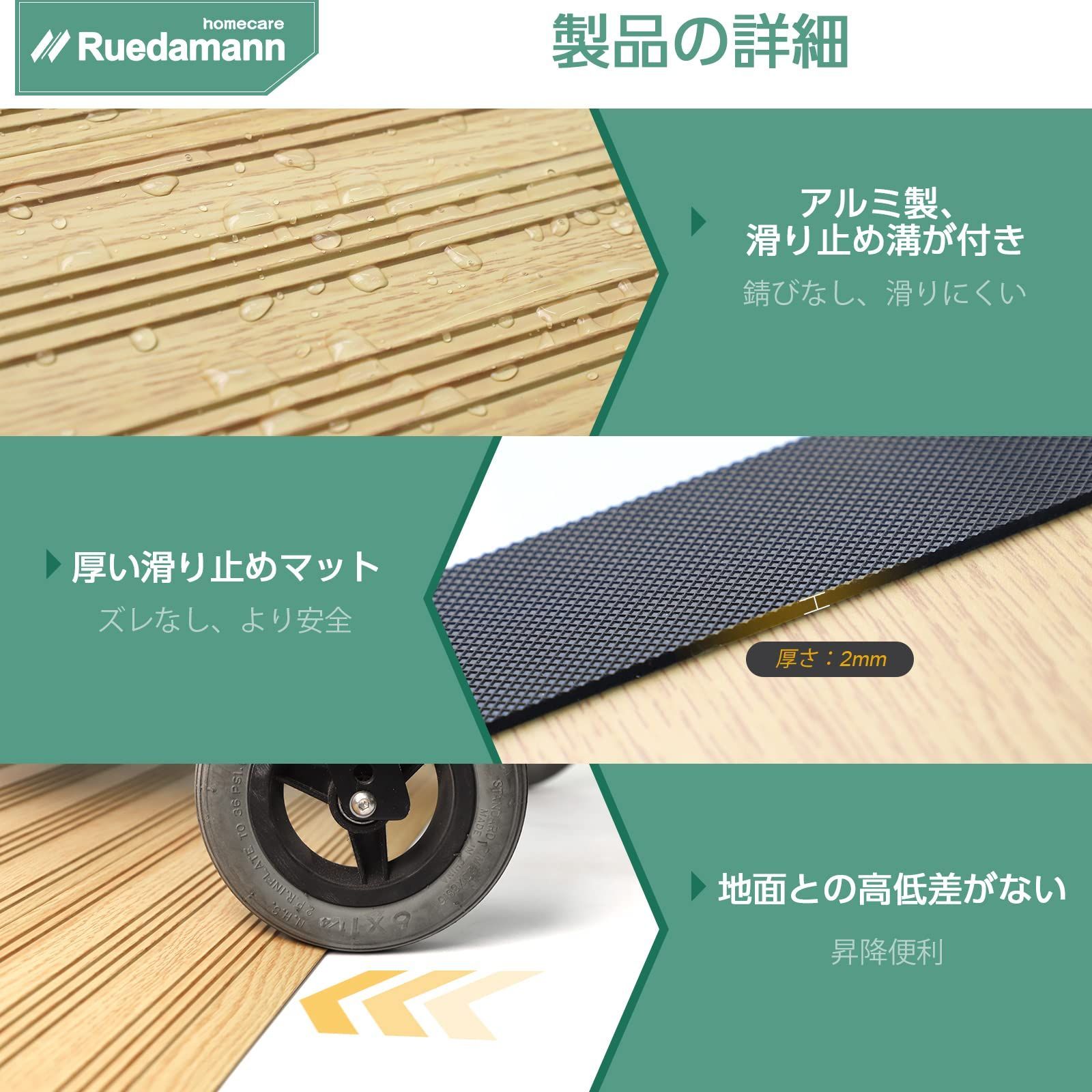 プラスチック製小型カーブスロープ、ポータブル軽量敷居ランプ