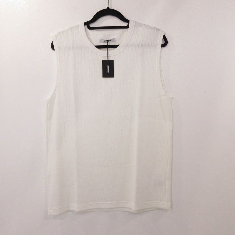 トップス MINEDENIM Roundneck Nosleeve Rib T-SH MINEDENIM - Roundneck Nosleeve Rib T-SH | River