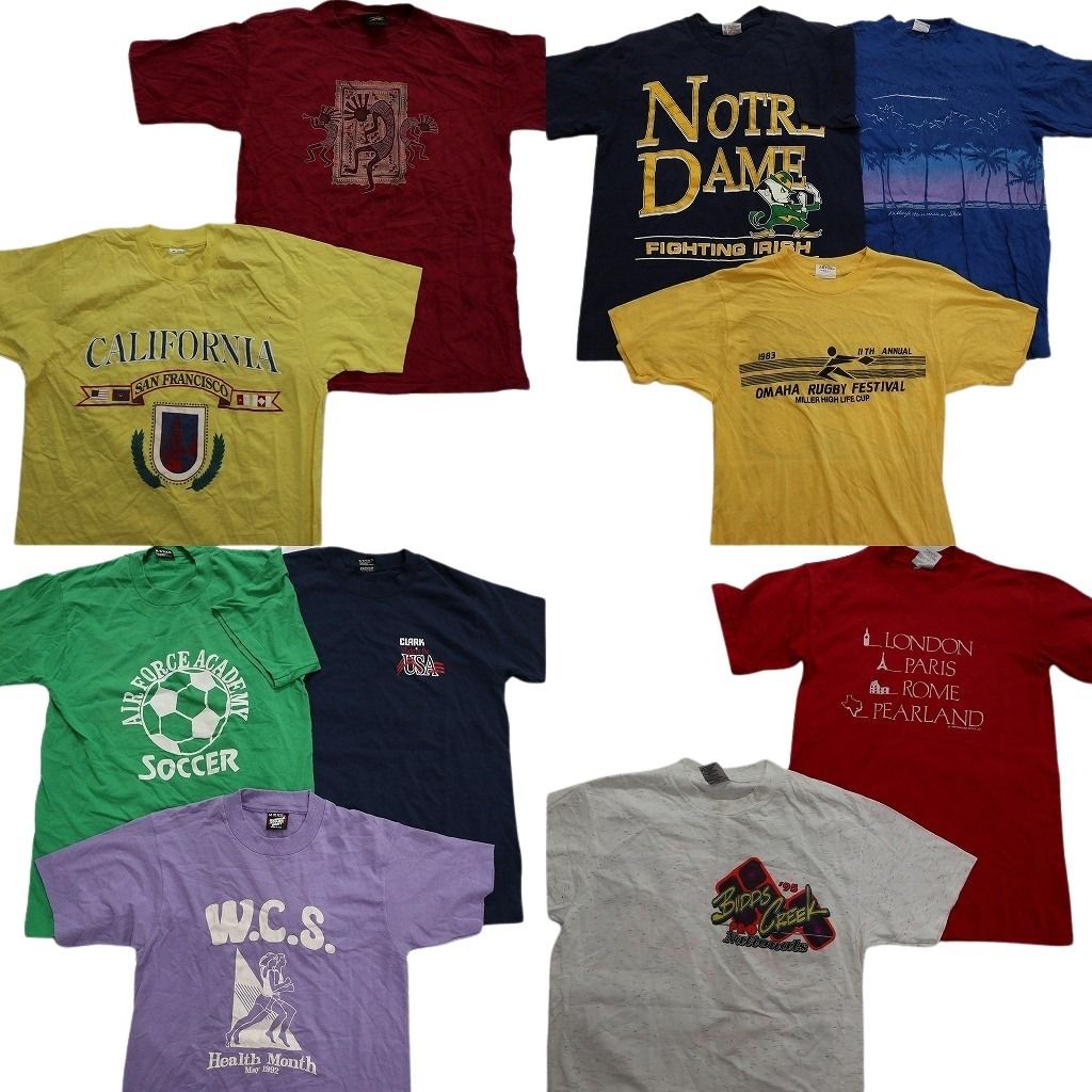 古着卸 まとめ売り ～90s オールド シングル 半袖Tシャツ 10枚セット 