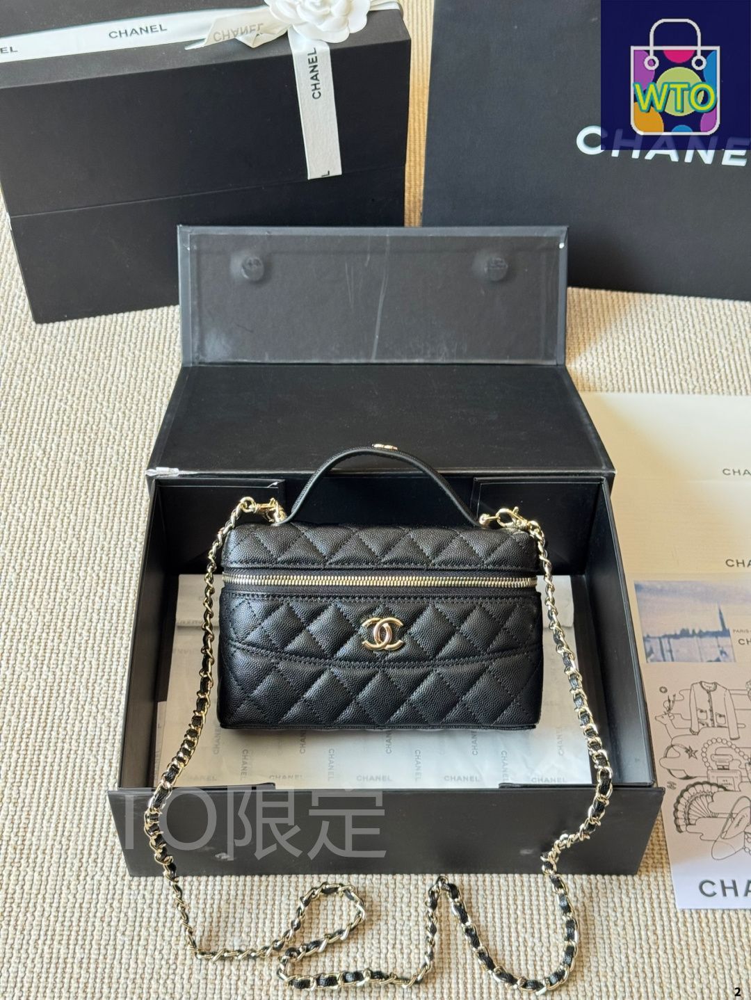 CHANEL25ココビーチ♡未使用 ☆落ち着いたピンクの新色☆【CHANEL】ココハンドルミニ14.5cm