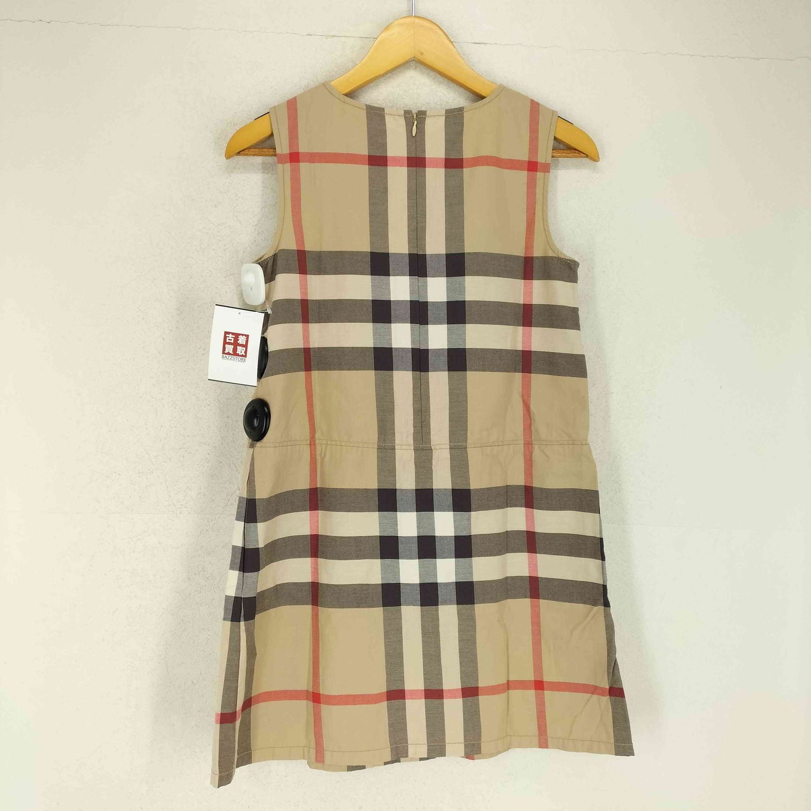 Burberryチェック柄ノースリーブワンピース バーバリー BURBERRY ノヴァチェック柄ノースリーブワンピース