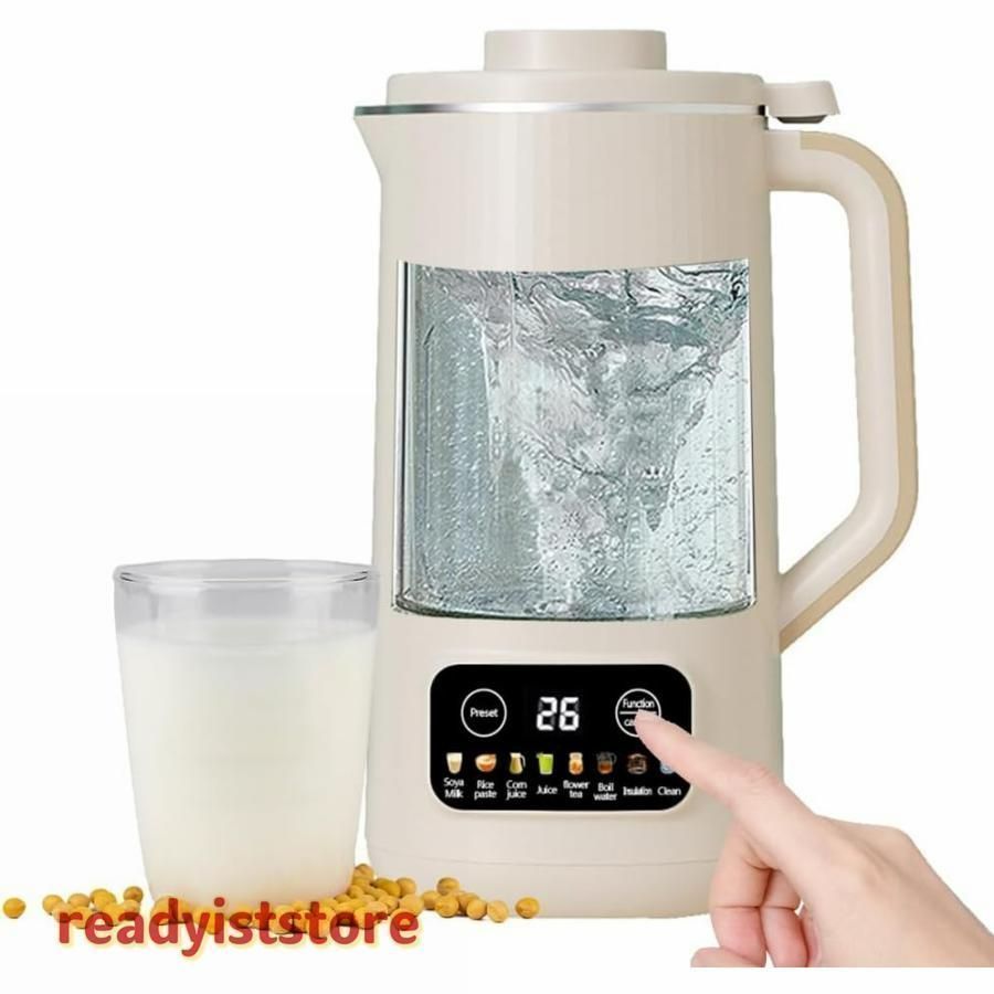 豆乳メーカー加熱式ジューサー 850mL 微圧技術 8種類調理モード予約