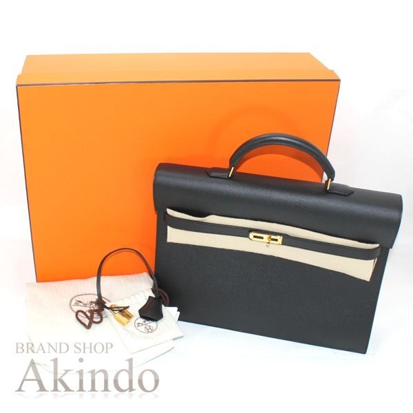 人気モデル✨エルメス　ケリーデペッシュ　ハンドバッグ　ビジネスバッグ エルメス HERMES ケリーデペッシュ36 モノクローム ケリー