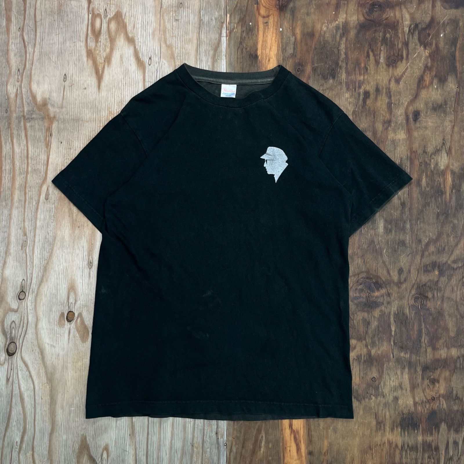 00s 黒澤明 AKIRA KUROSAWA Tシャツ ブラック バックプリント Y2K 